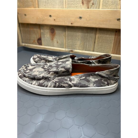 Sperry Mens Memory Foam Camo Canvas Slip-On Shoes Size 7M - Picture 4 of 8